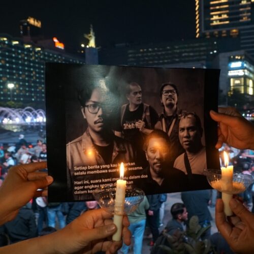 Doa Bersama Hilangnya 5 Jurnalis
