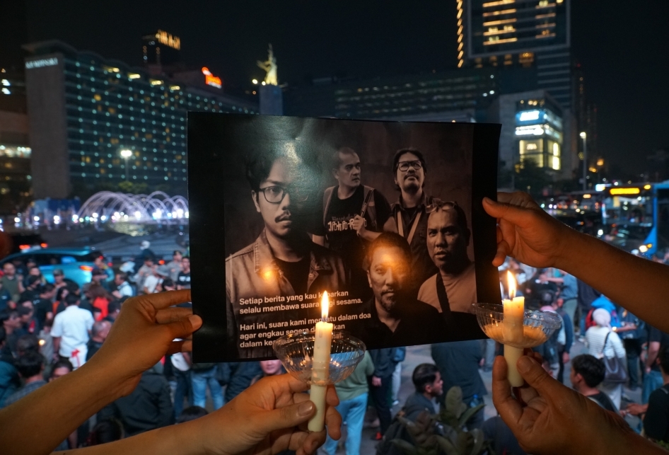 Doa Bersama Hilangnya 5 Jurnalis