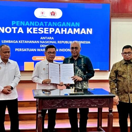 PWI-Lemhannas Perkuat Pendidikan Kebangsaan Bagi Wartawan
