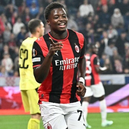 Video Alphadjo Cisse Hattrick, AC Milan Gilas Salzburg 4-0